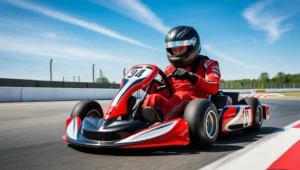 Practice Smooth Acceleration and Braking in go karting