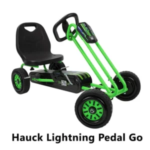 Hauck Lightning Pedal Go Kart: A sleek and dynamic pedal go-kart designed for exhilarating rides, combining style and speed for an unforgettable outdoor adventure.