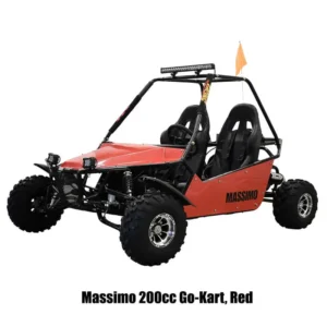 Massimo-200cc-Go-Kart-Red